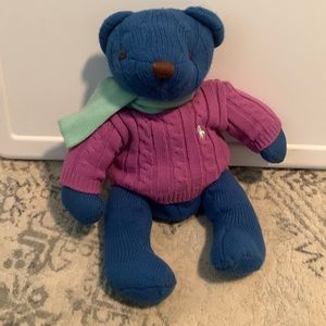 Knitted Ralph Lauren Polo Bear